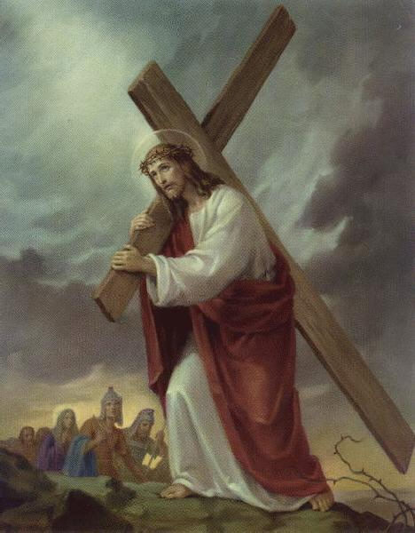 Jesus carrying cross JP10 Jesus carrying a cross